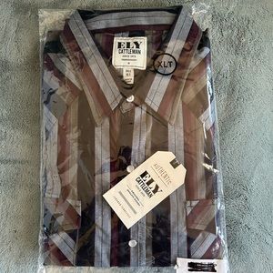 Two Men’s Short Sleeve Button Ups